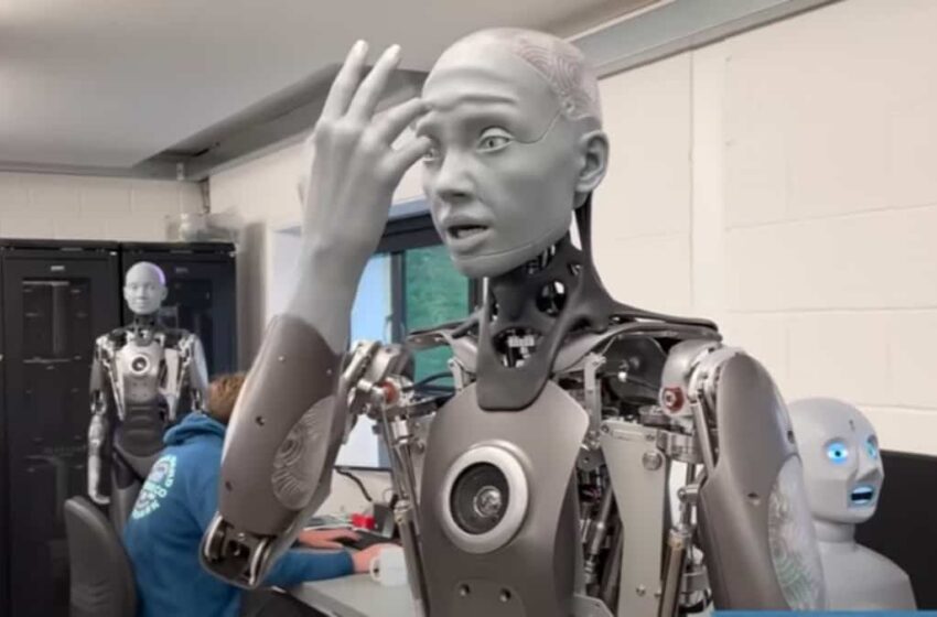  Expresiile faciale ale acestui robot umanoid sunt ciudate