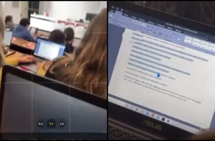  VIDEO: Student furând note cu funcția OCR text iOS 15