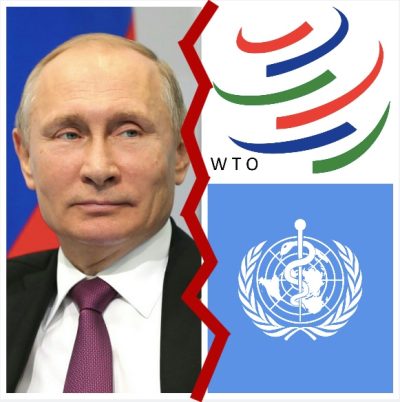  Rusia renunță la OMS și OMC.  |