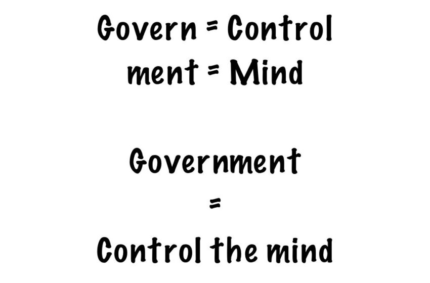  Orice guvernare și orice guvernare sunt întotdeauna și în mod inerent imorale și rele