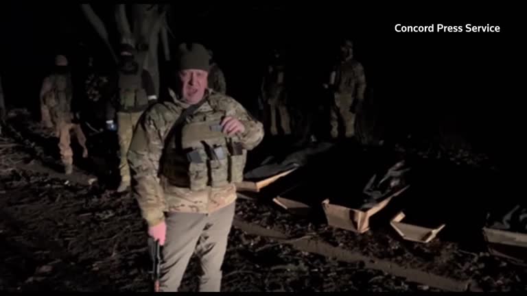 Se spune că videoclipul șefului lui Wagner arată trupe ucrainene moarte