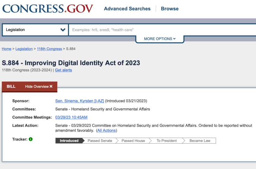  Senatorii au prezentat un proiect de lege pentru a crea identitate digitală pentru toți americanii