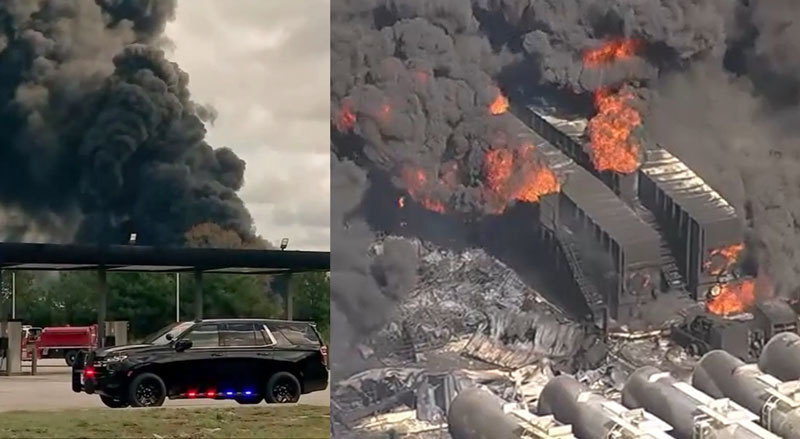  Explozia masivă a unei fabrici de petrol declanșează o evacuare în Texas