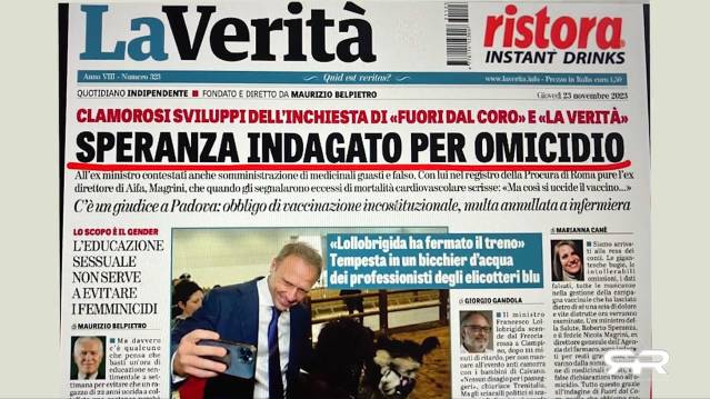  Ministrul italian al Sănătății este cercetat pentru crimă pentru ascundere a deceselor provocate de vaccinul COVID-19