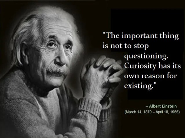 Curiozitatea lui Einstein