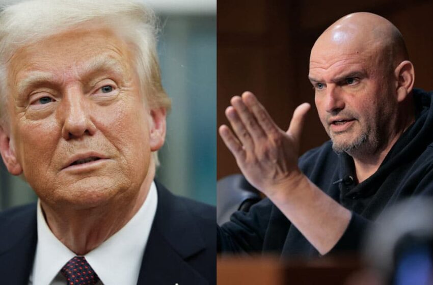  Senatorul democrat Fetterman îl felicită pe Trump pentru „Planul istoric de pace” pentru a pune capăt războiului în Gaza