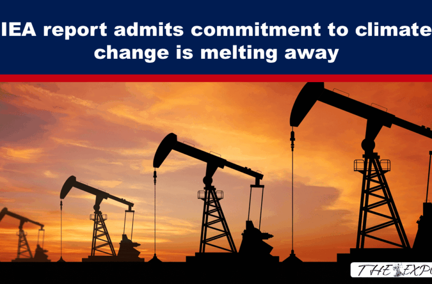  Raportul AIE admite că angajamentul față de schimbările climatice se topește